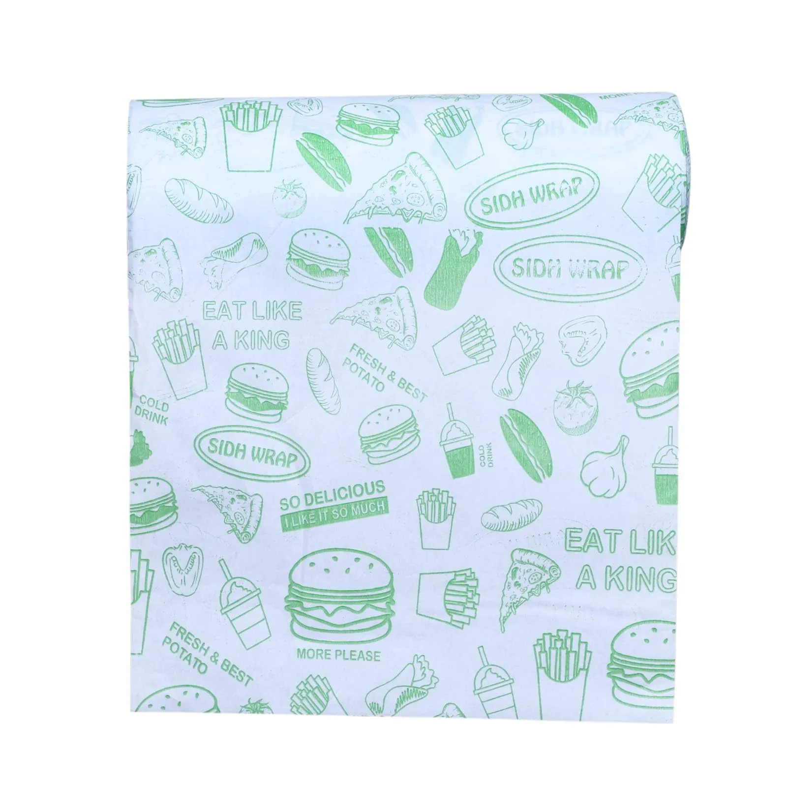 1 KG SDS Butter Paper Roll | Chapati Wrap| paper foil | Burger Wrap | Reusable, Food Wrap | Lunch Box Safe | Heavy Duty Butter Paper Roll for Roti, Paratha, Sandwich Wrap - 1 Kg Roll