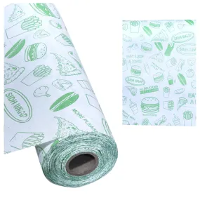 1 KG SDS Butter Paper Roll | Chapati Wrap| paper foil | Burger Wrap | Reusable, Food Wrap | Lunch Box Safe | Heavy Duty Butter Paper Roll for Roti, Paratha, Sandwich Wrap - 1 Kg Roll