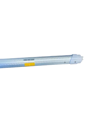 (8 UNITS CLEARANCE)  G13 T8 4ft (15w 18w 20w WATTAGE ADJUSTABLE) 130lm/W 4000K FROSTED LENS (NO RF)