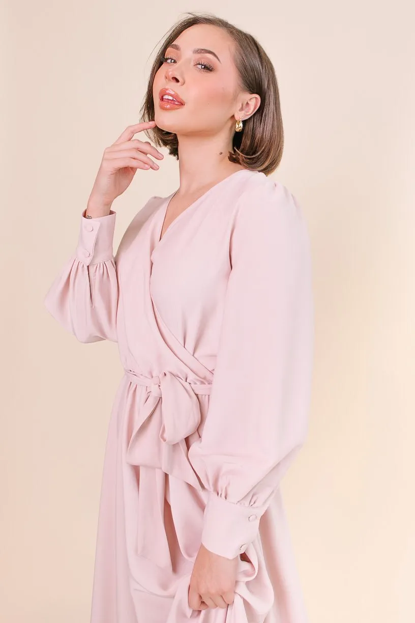 Andie Dress in Powder Pink - FINAL SALE