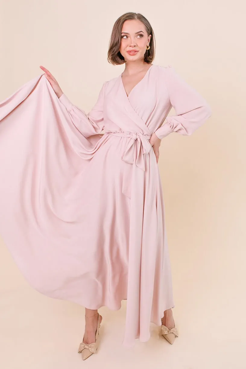 Andie Dress in Powder Pink - FINAL SALE