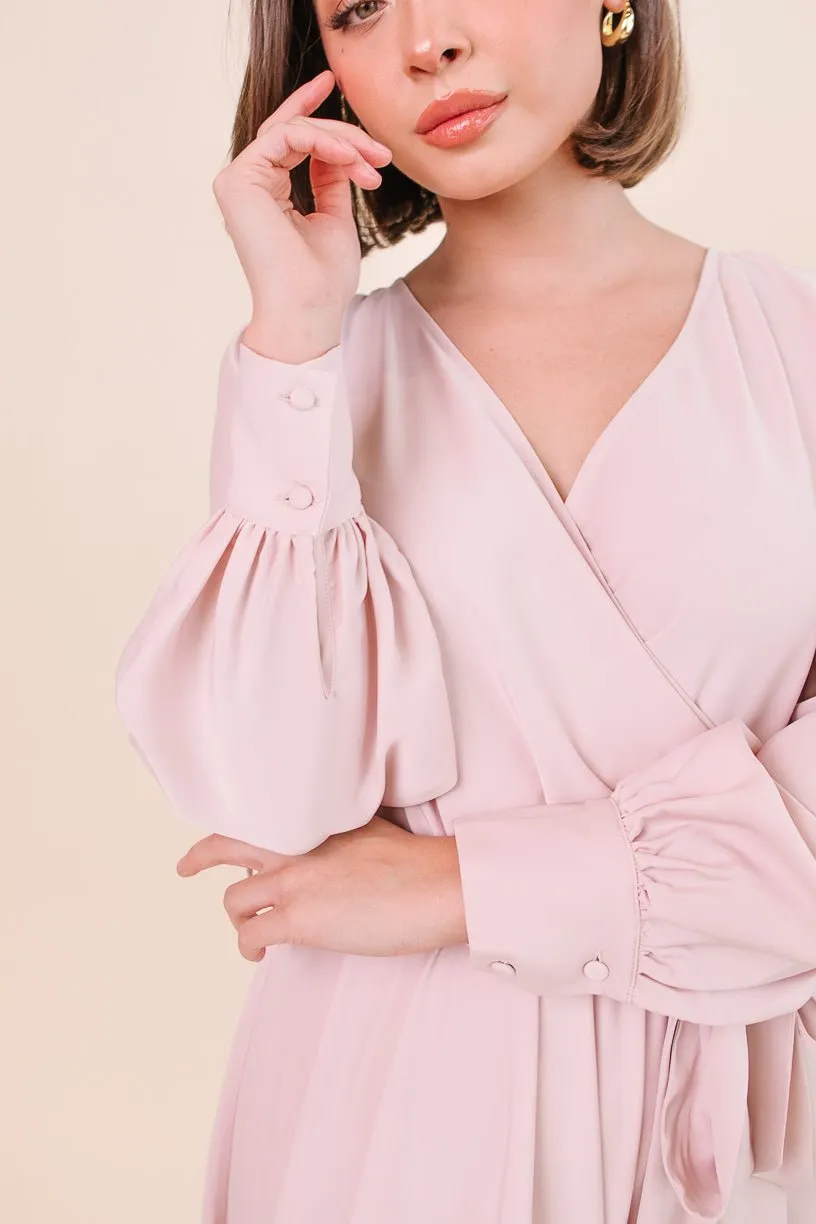 Andie Dress in Powder Pink - FINAL SALE