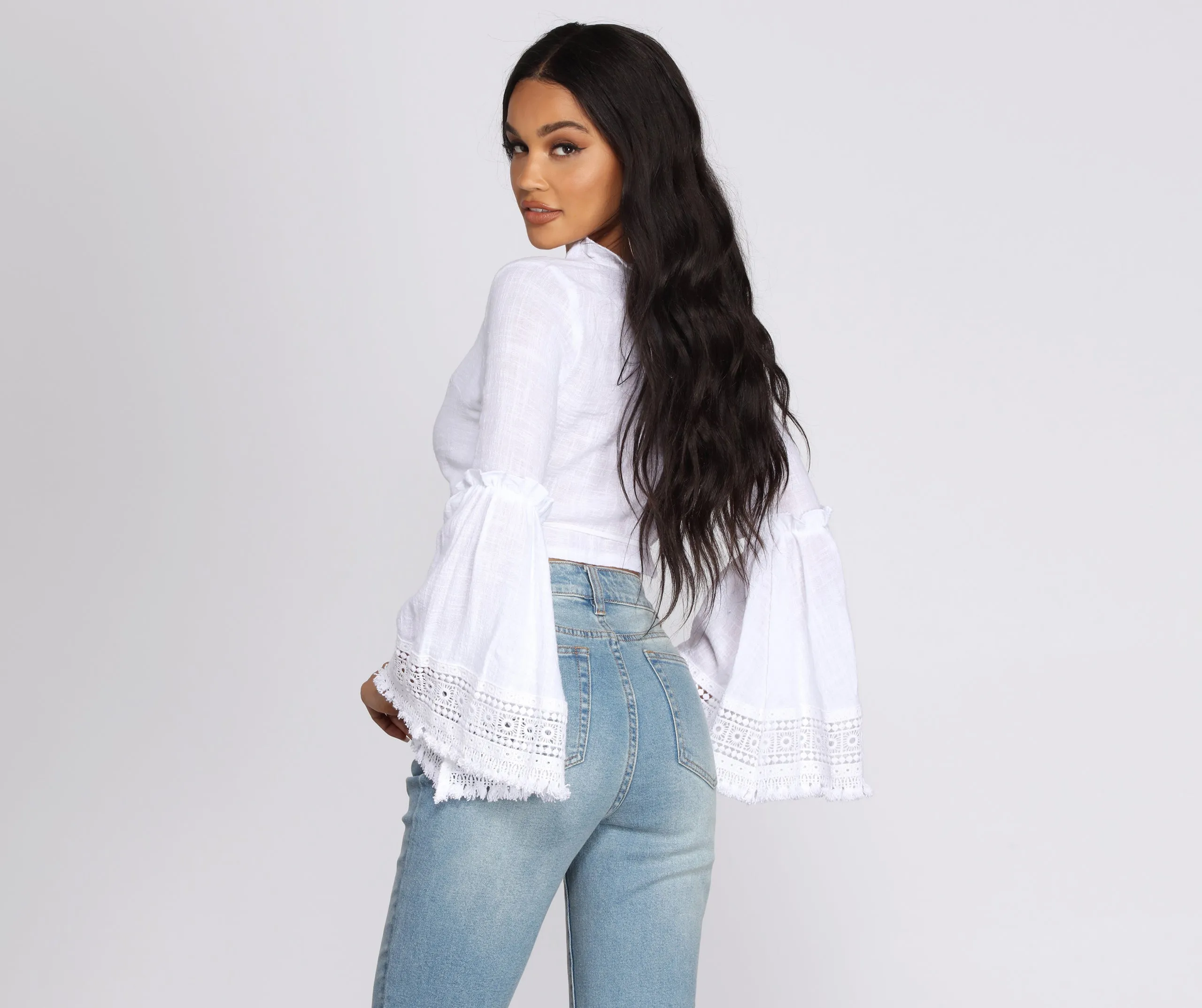 Angel Baby Boho Wrap Blouse