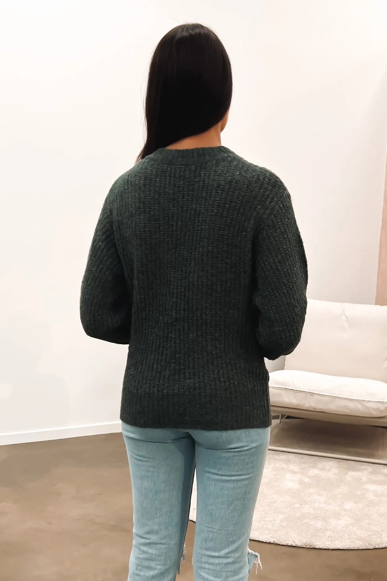 Another Time Knit Dark Stone Grey