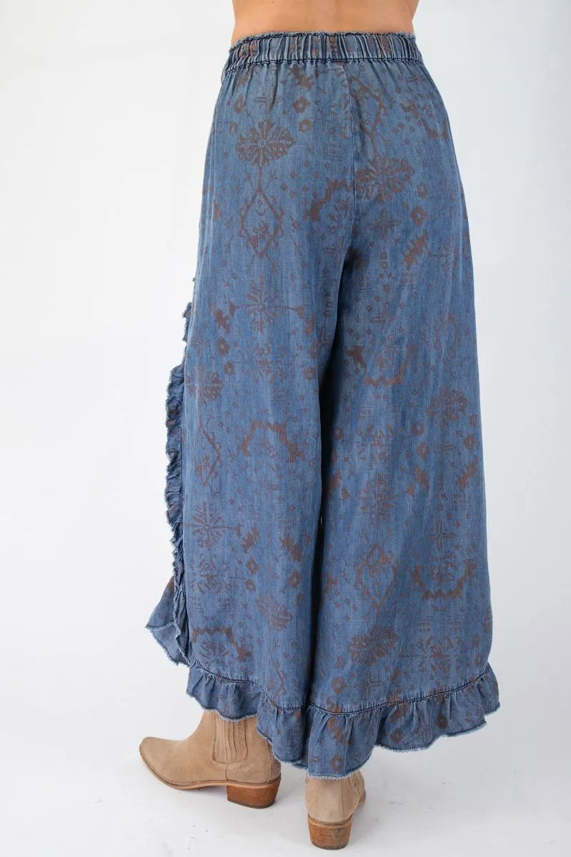Aztec Ramblin Ruffle Pants