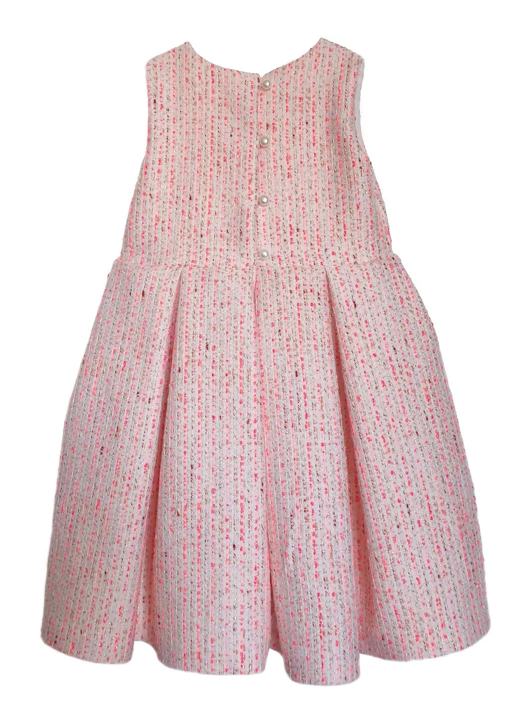 Baby A-line dress with bow - AVRIL Fuchsia