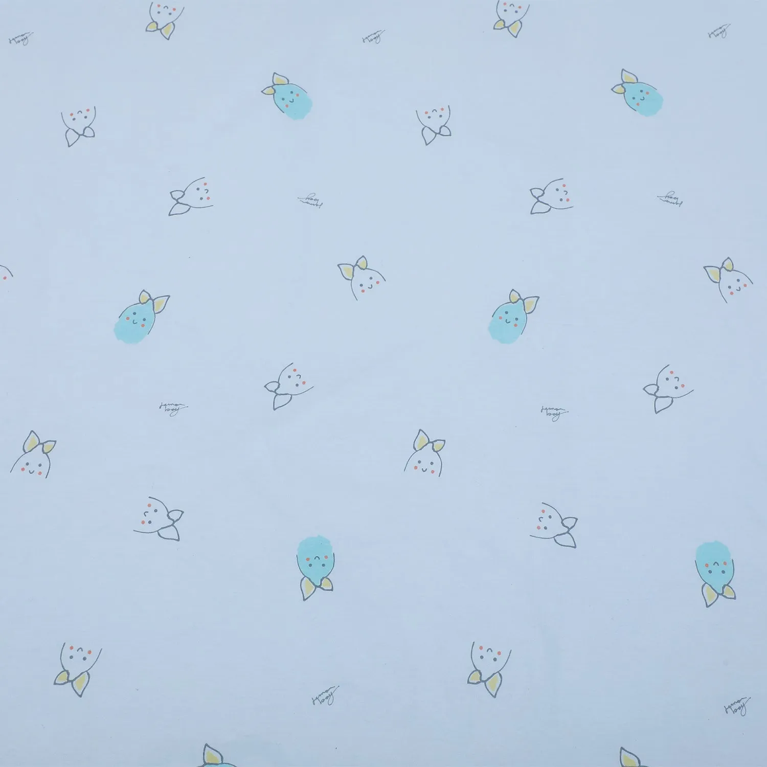 Baby Moo Cuddly Pet 100 % Cotton Wrapper - Blue