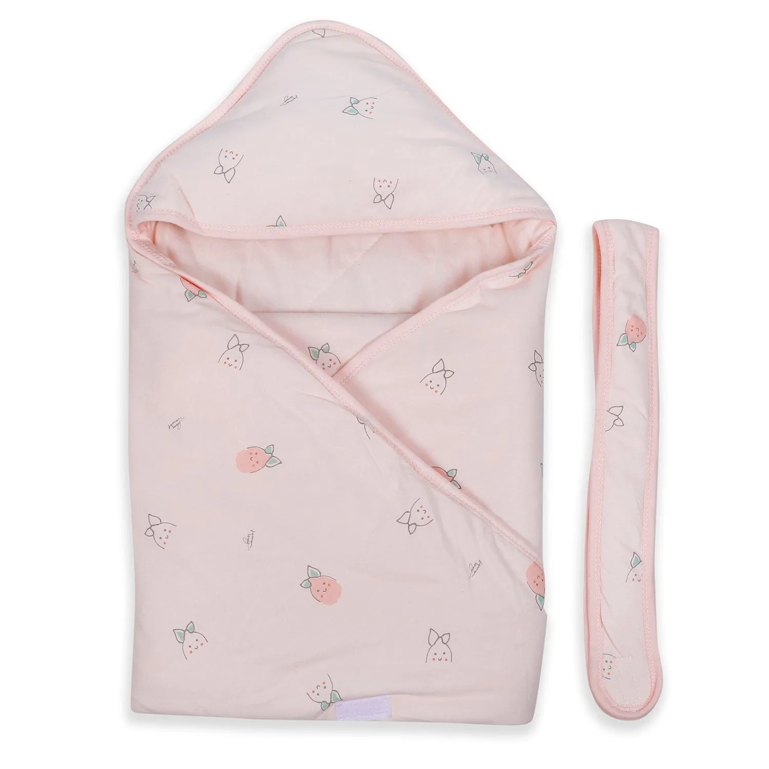 Baby Moo Cuddly Pet 100 % Cotton Wrapper - Pink