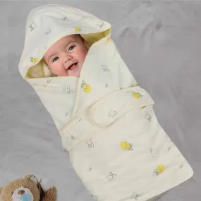 Baby Moo Cuddly Pet 100 % Cotton Wrapper - Yellow