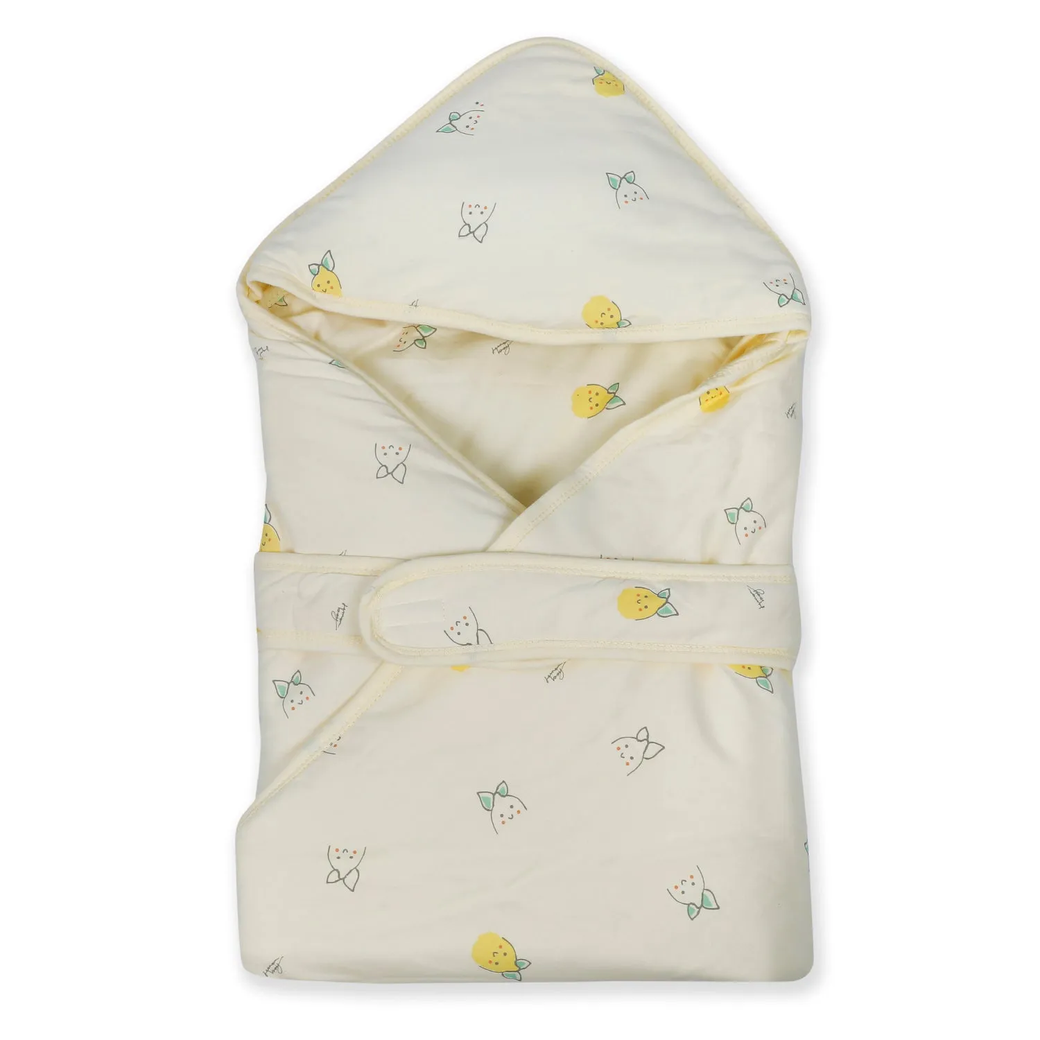 Baby Moo Cuddly Pet 100 % Cotton Wrapper - Yellow