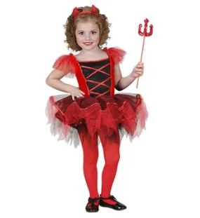 Ballerina Devil Costume Girl
