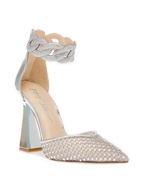 Betsey Johnson Embellished Pointed Toe Jad Heel - Brands We Love