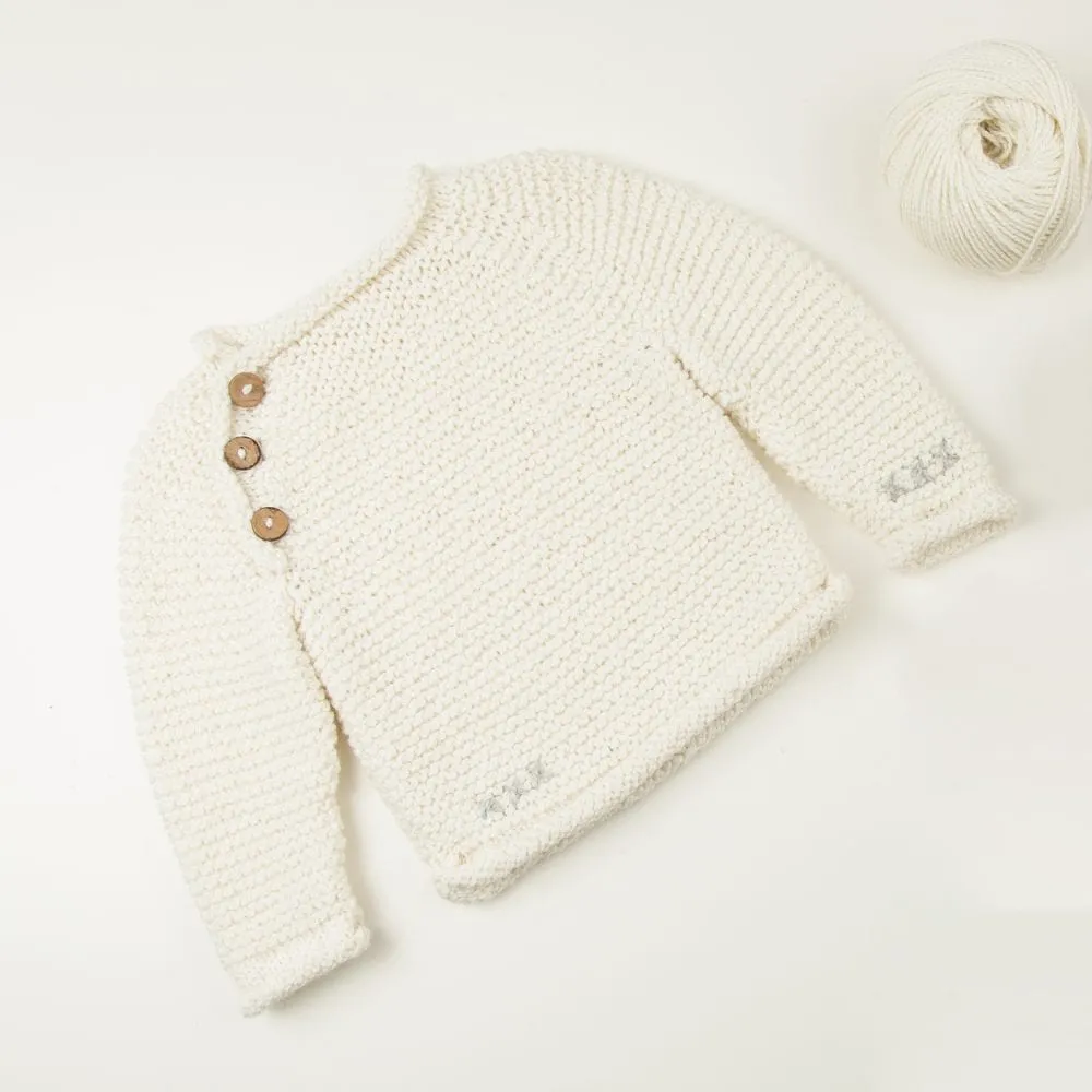 Blossom Jumper Baby Knitting Kit
