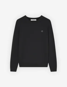 Bold Fox Head Patch Regular Jumper Black