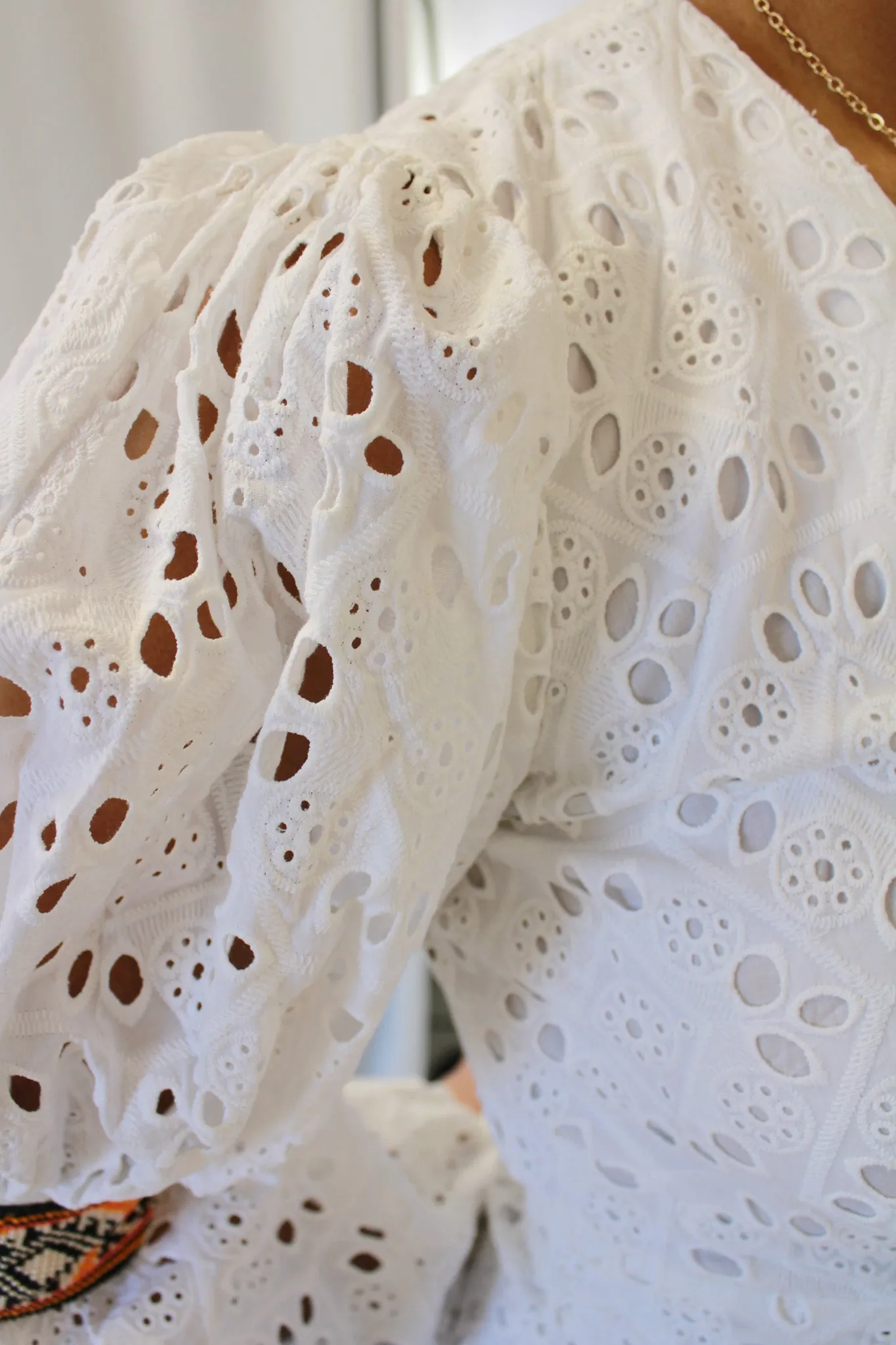 Bonita Maxi Eyelet Dress