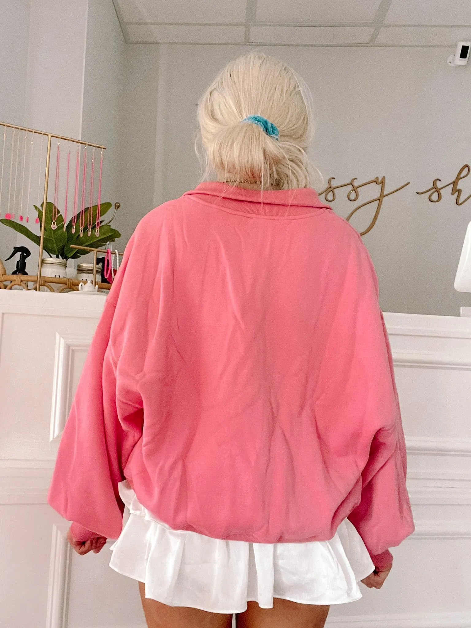 Brynn Half-Zip Top | Lilac