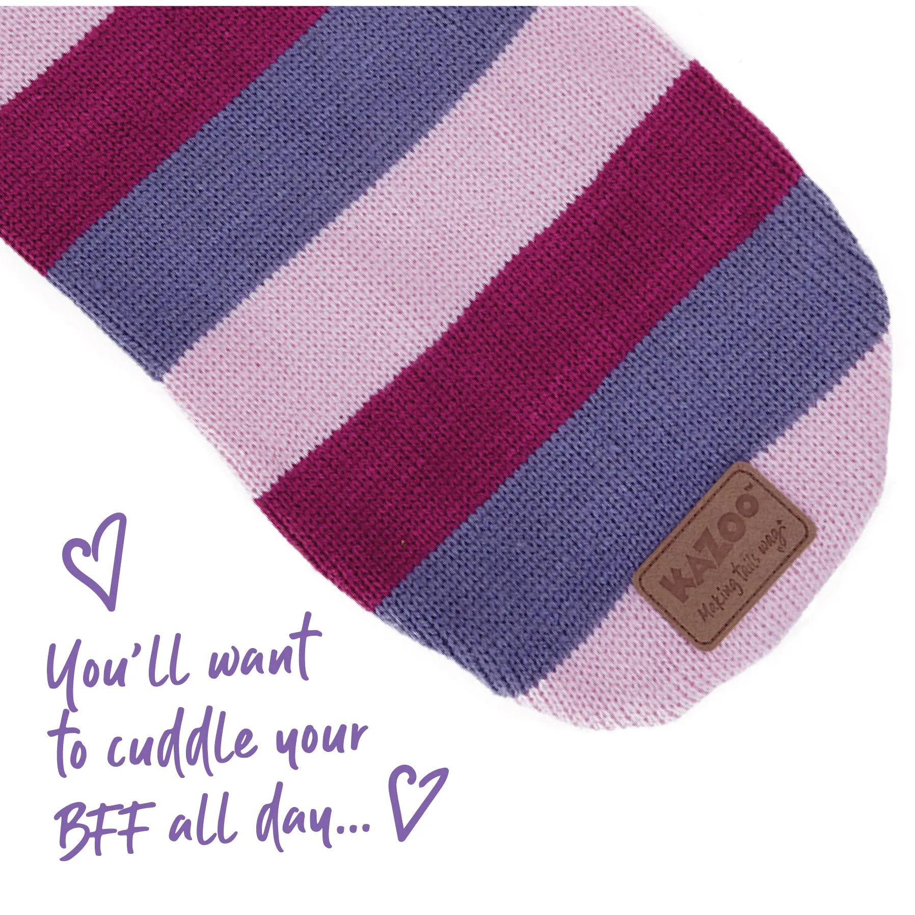 Bumble Dog Jumper - Berry
