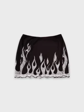 Burner Mesh Skirt - Black