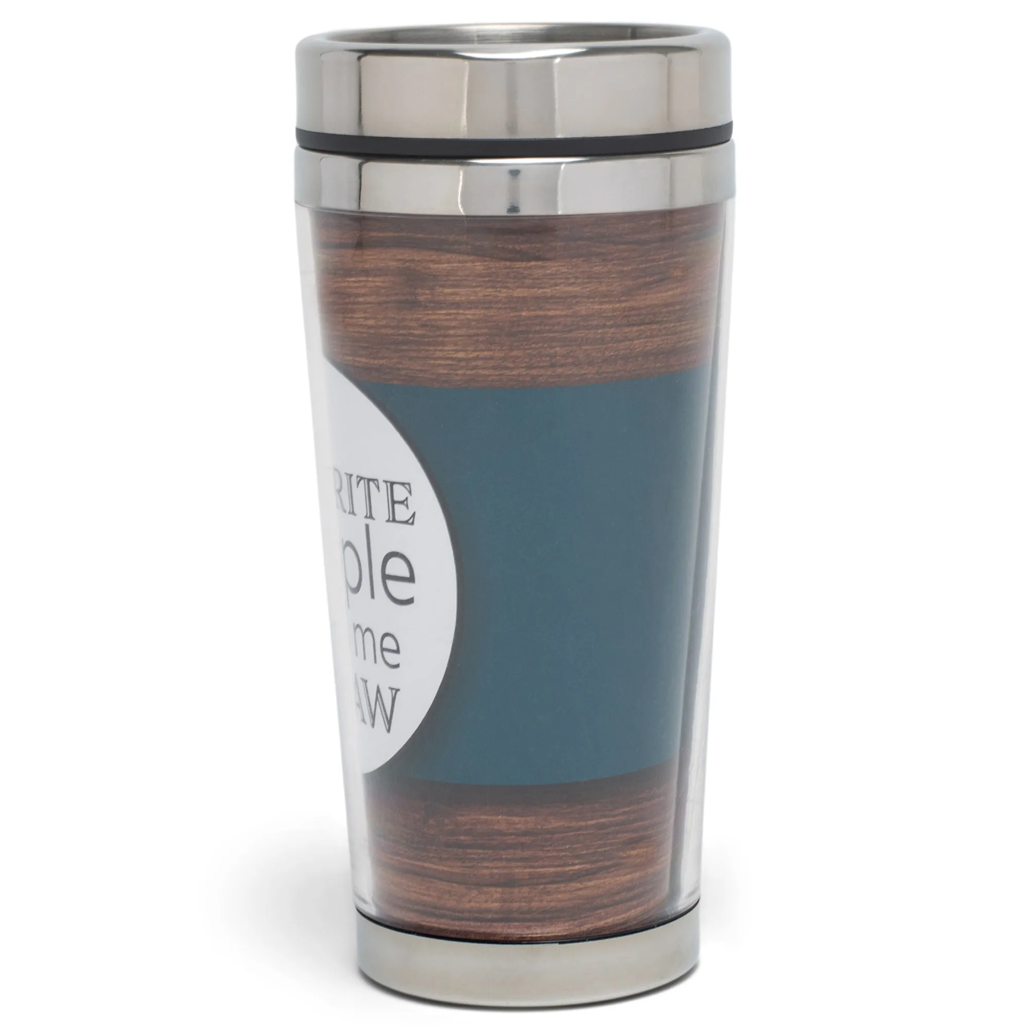 Call Me Papaw Amber Brown and White 16 Ounces Stainless Steel Travel Tumbler