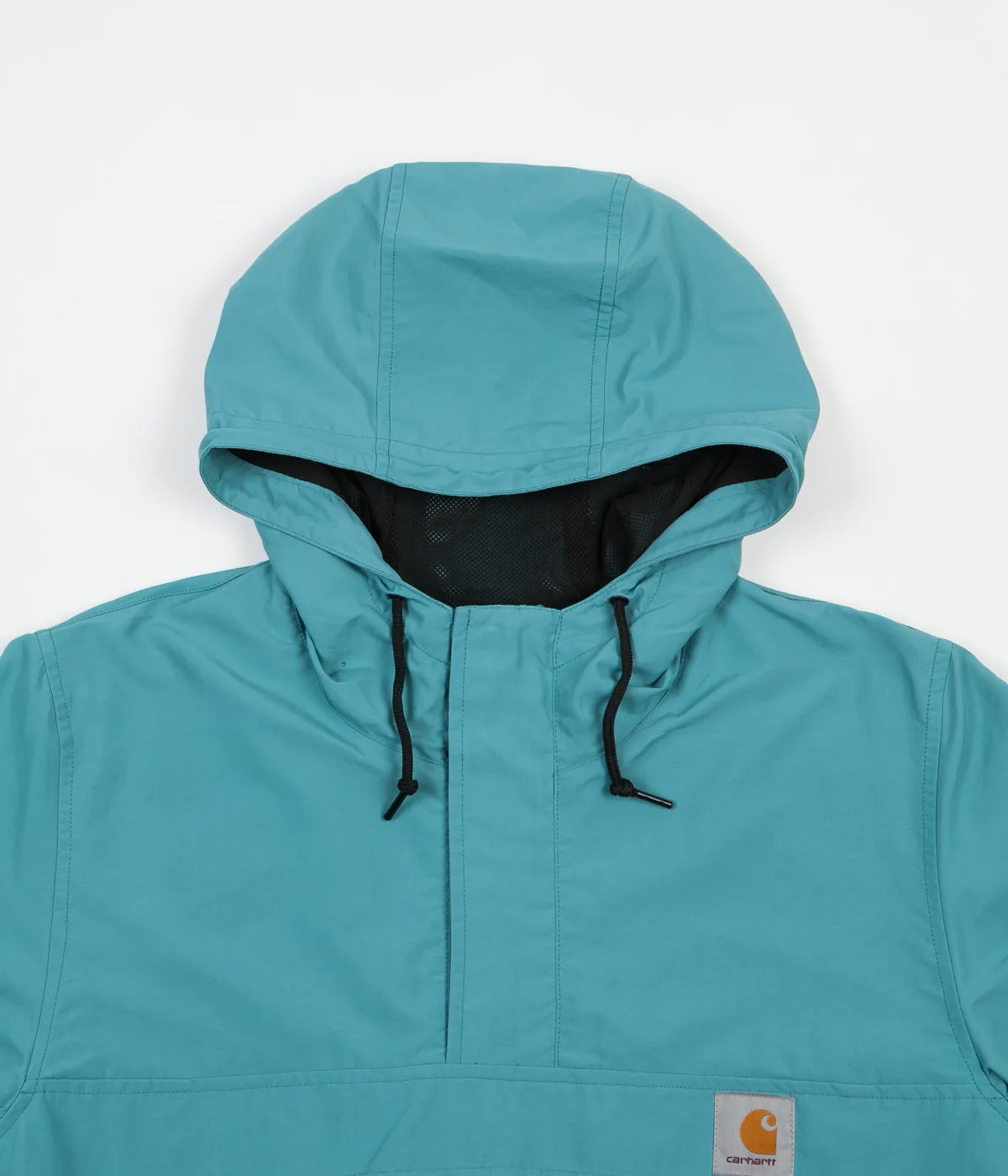 Carhartt Nimbus Two Tone Pullover Jacket - Soft Teal / Black