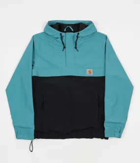 Carhartt Nimbus Two Tone Pullover Jacket - Soft Teal / Black
