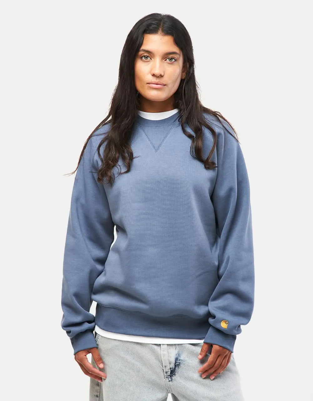 Carhartt WIP Chase Sweatshirt - Positano/Gold