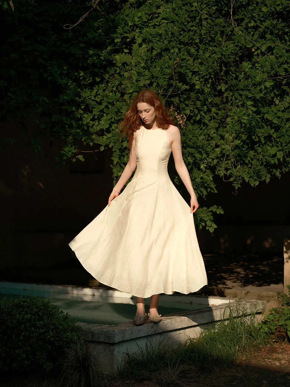 Classic cutout long dress