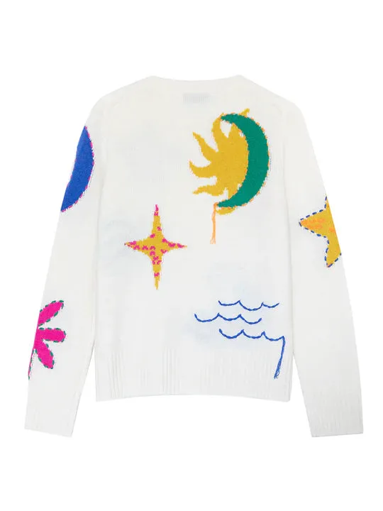 COCOA CASHMERE INANNA JUMPER PEARL