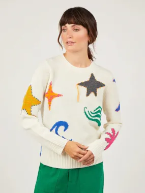 COCOA CASHMERE INANNA JUMPER PEARL