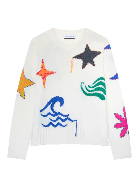 COCOA CASHMERE INANNA JUMPER PEARL