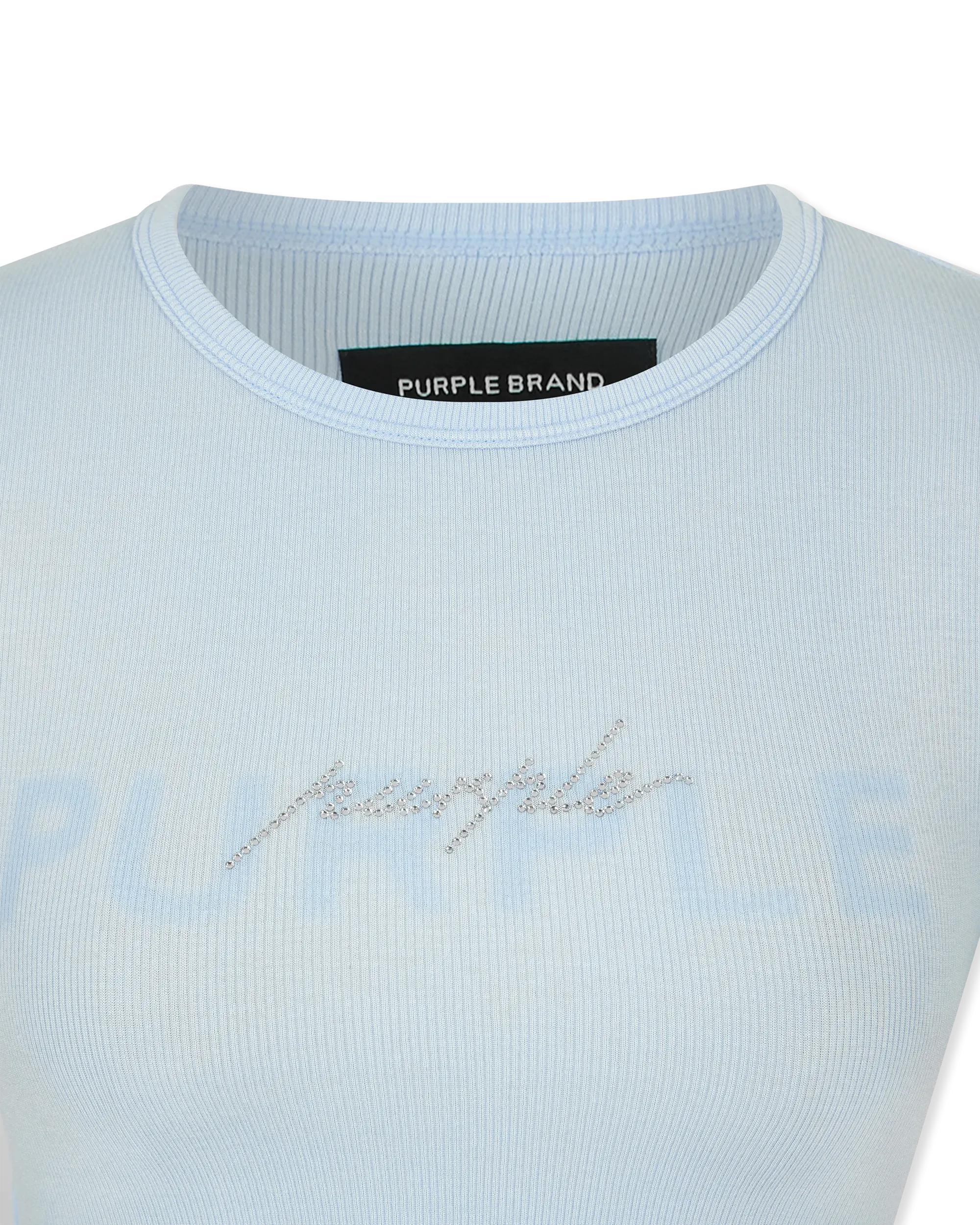 Cropped Rib Baby T-shirt
