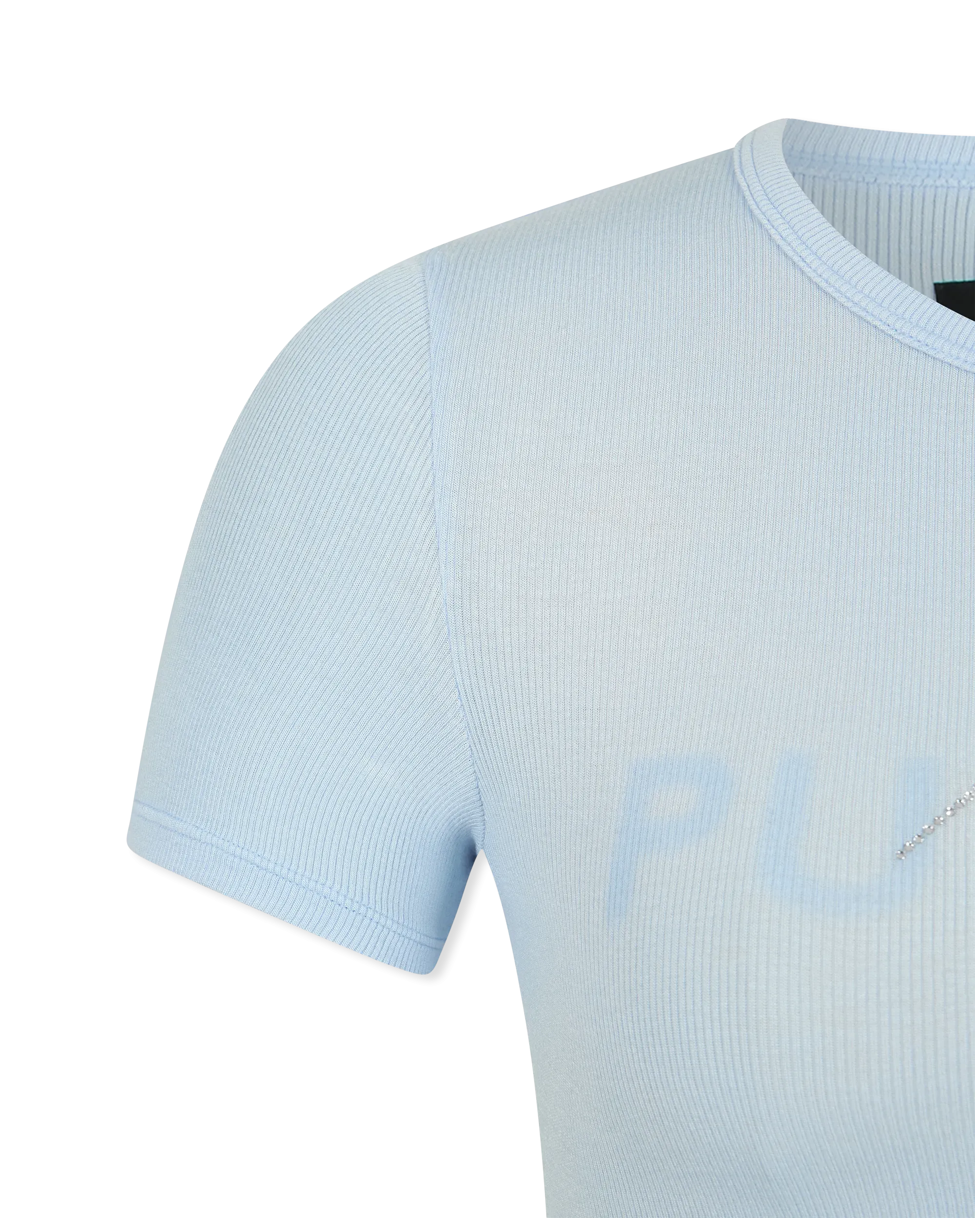 Cropped Rib Baby T-shirt