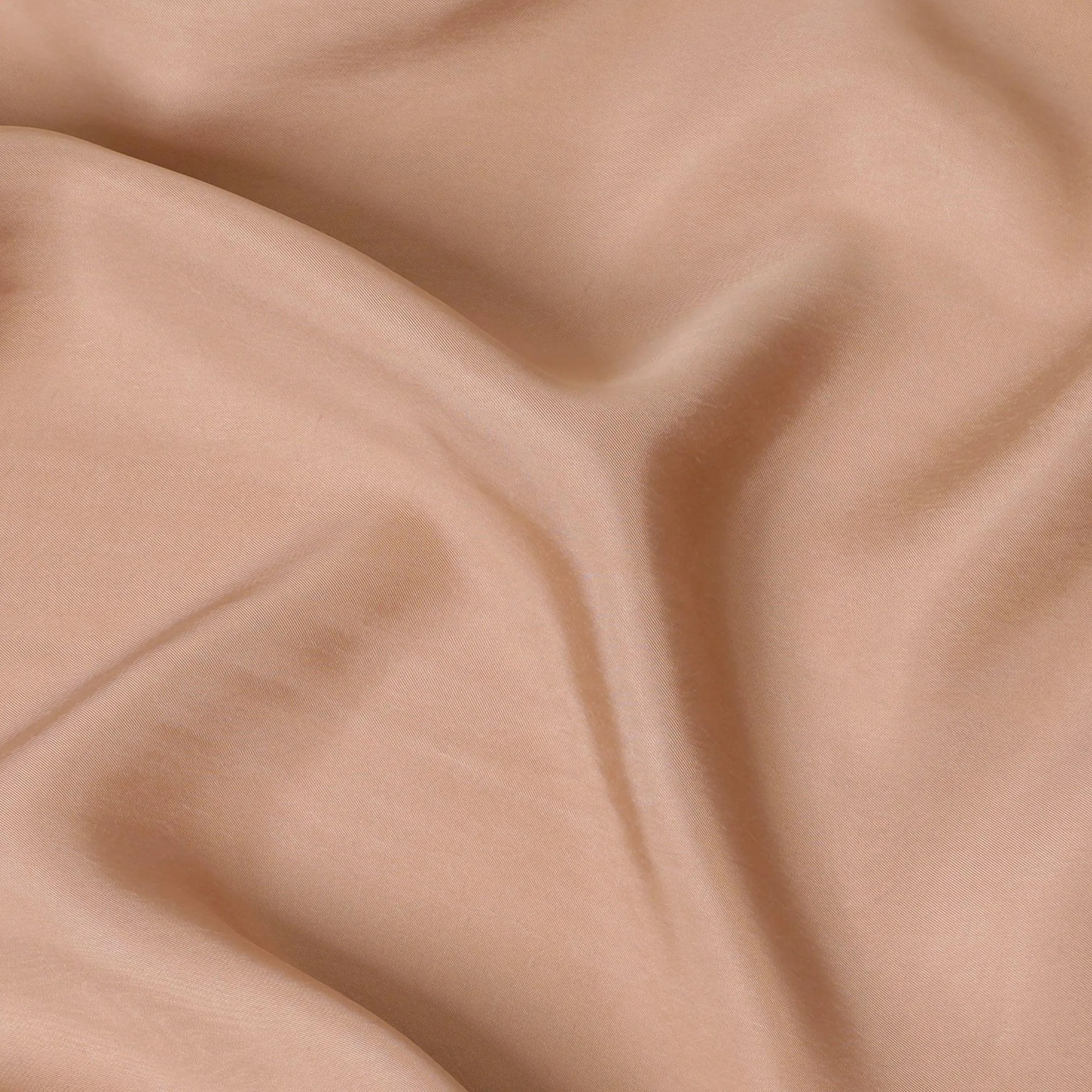 Dark salmon plain 100% Biodegradable cupro fabric -D13954