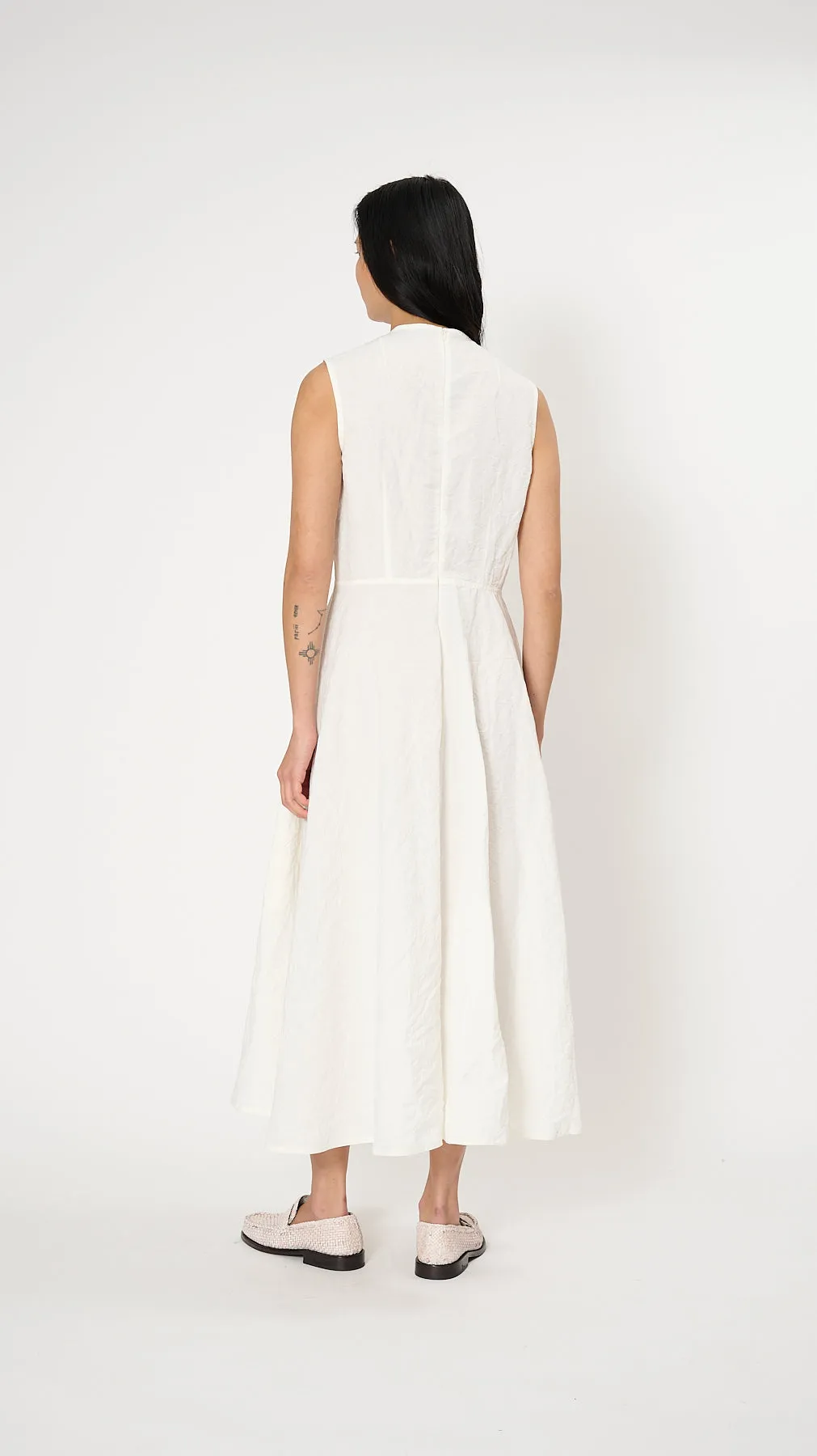 Dart Dress in Milk