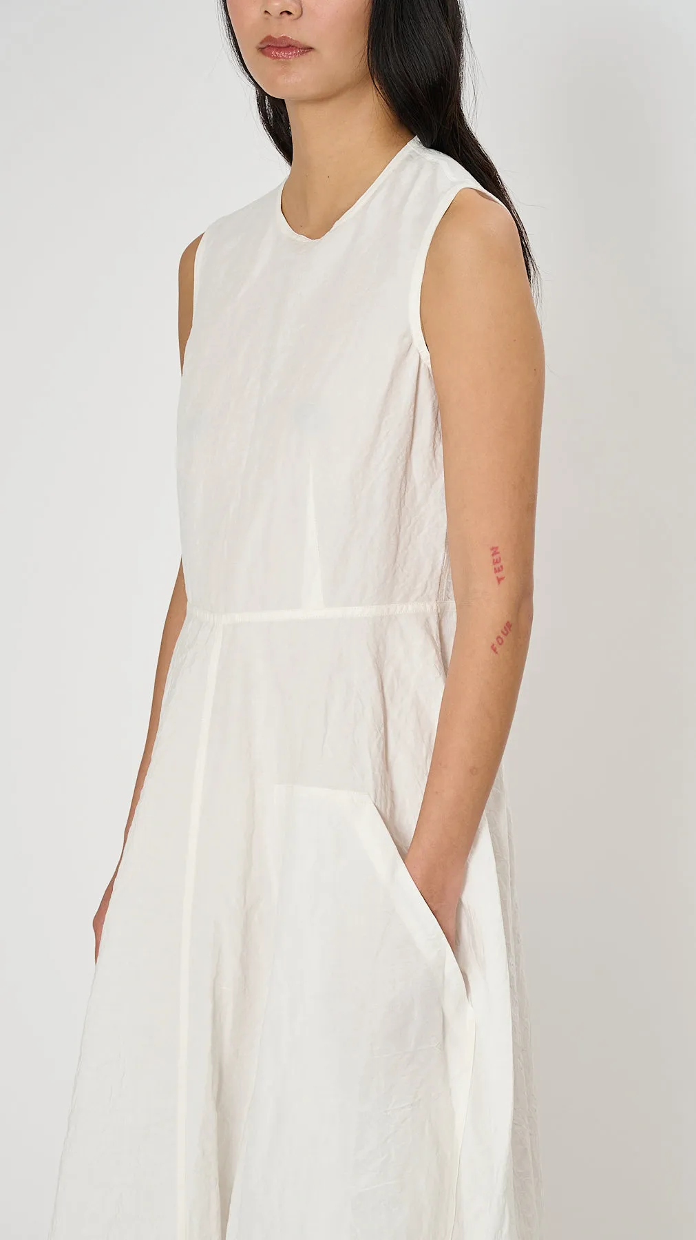 Dart Dress in Milk
