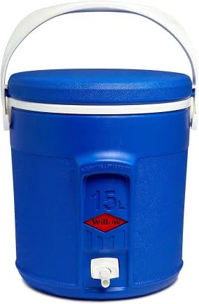 Décor Jug Cooler With Tap Round Blue 15l