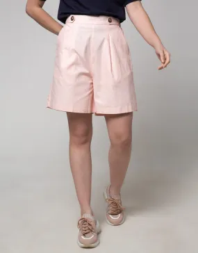 Details Basic Woven Celana Pendek Wanita