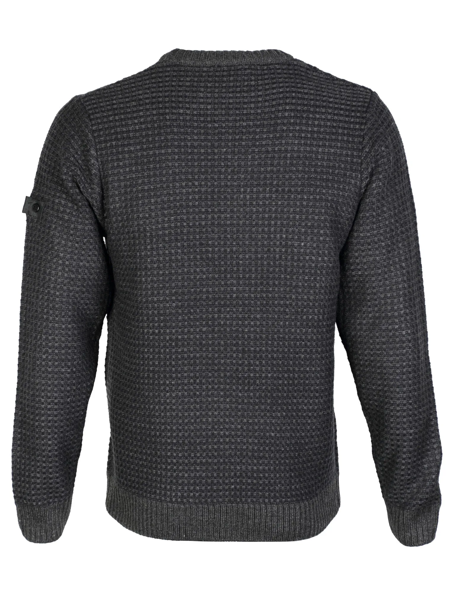 Dissident Austin crew neck jumper in navy