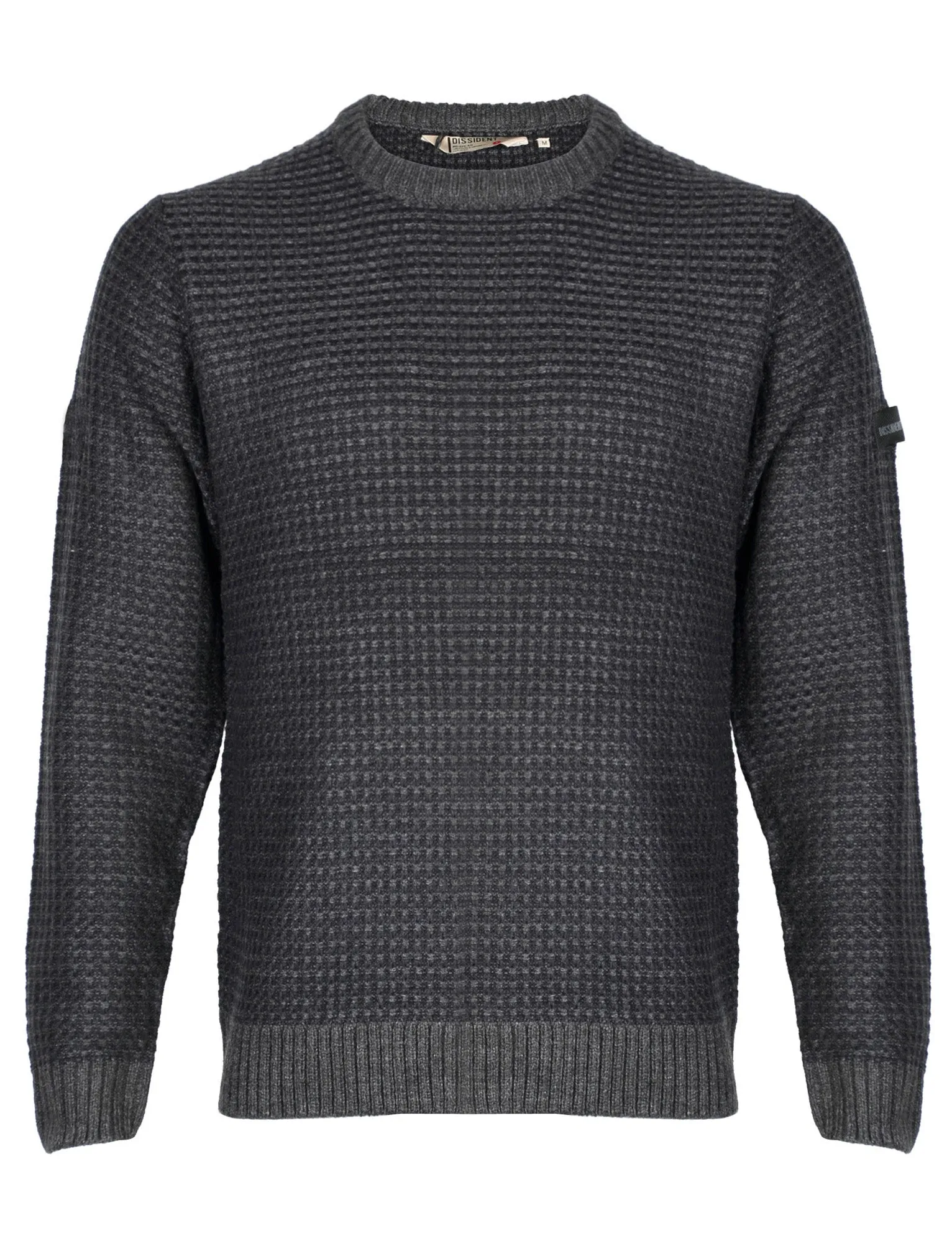 Dissident Austin crew neck jumper in navy