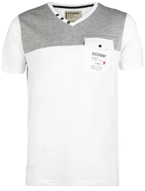 Dissident Westone T-Shirt in Optic White