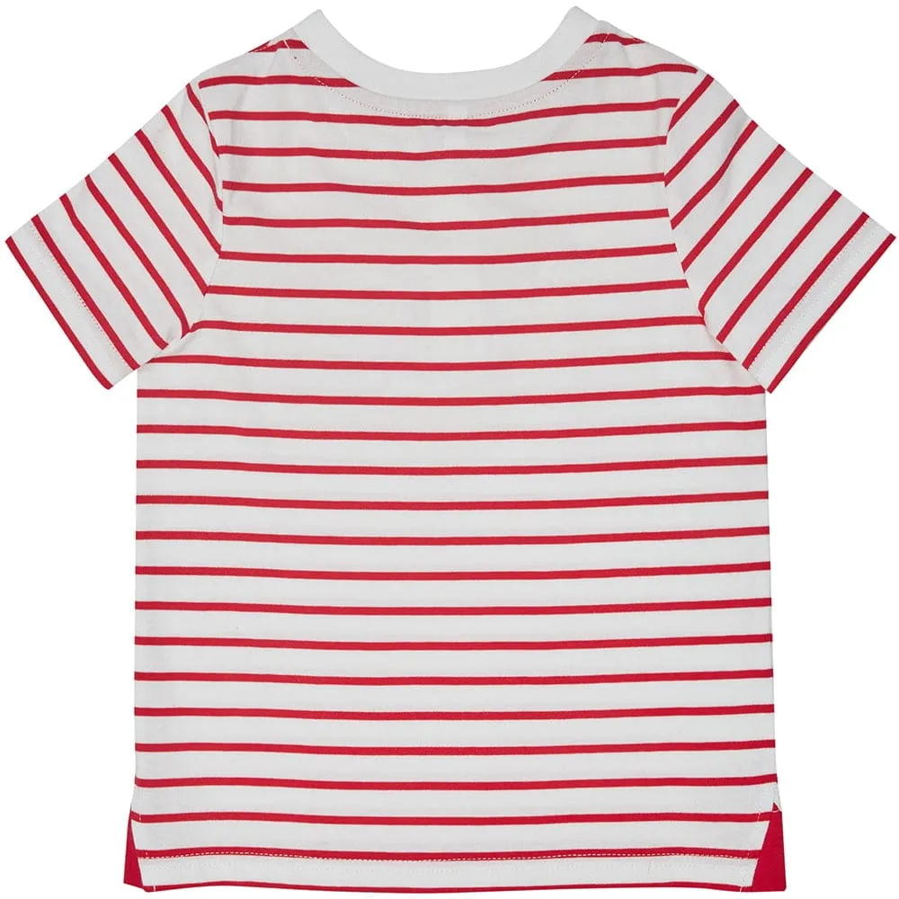 Dogs & Cats & Co. Saint Malo Matching Henley T-shirt Red