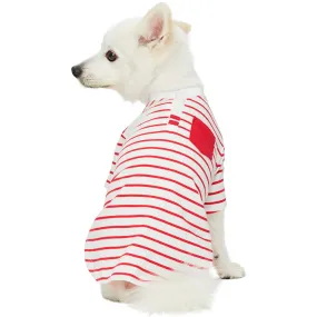 Dogs & Cats & Co. Saint Malo Matching Henley T-shirt Red
