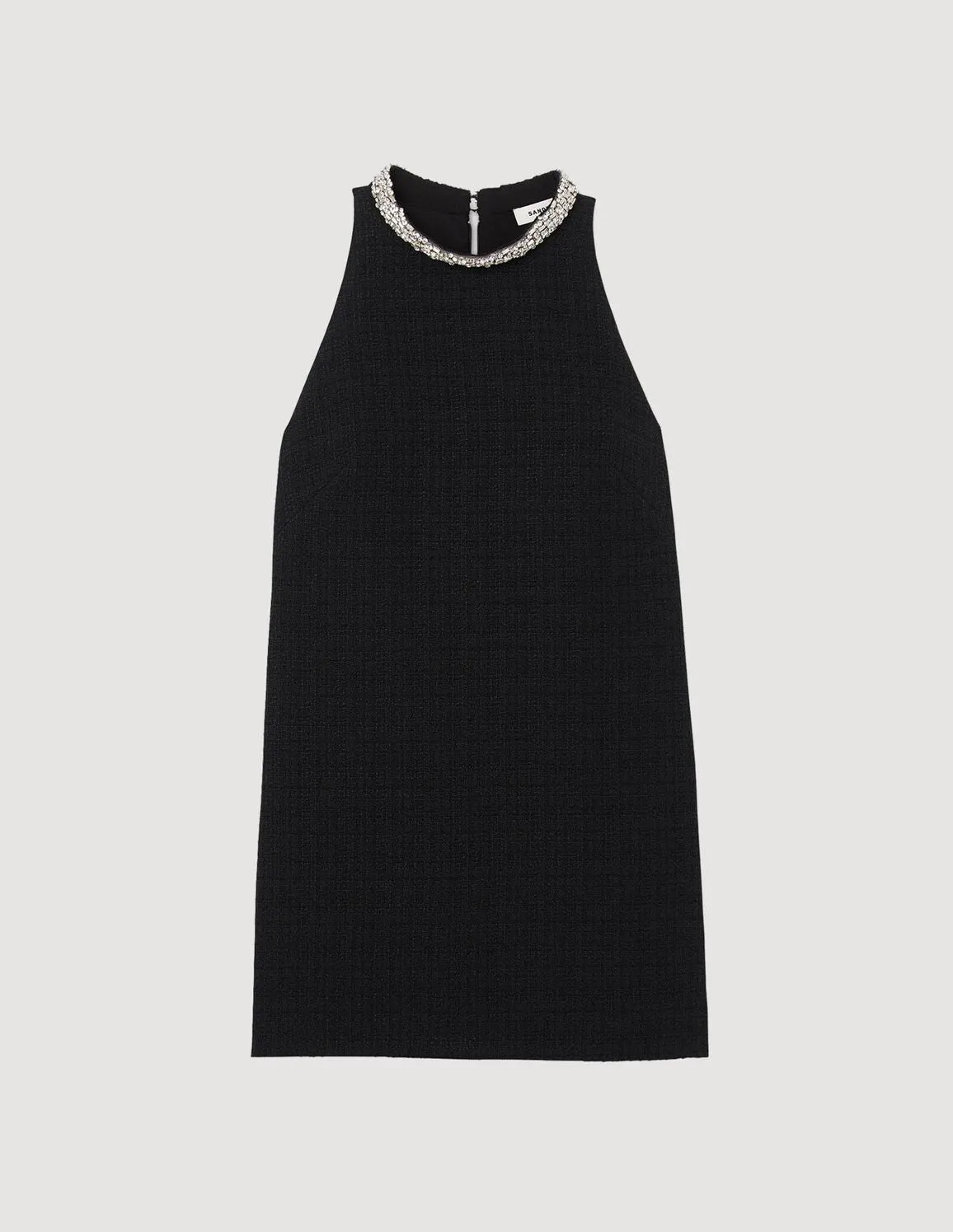 Dress With Jewellery Collar