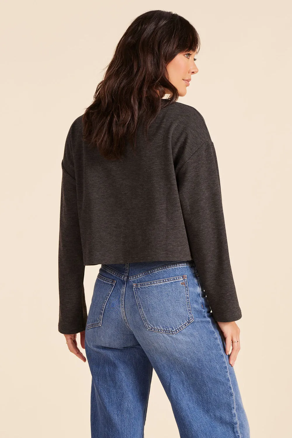 Drop Shoulder Pullover Top