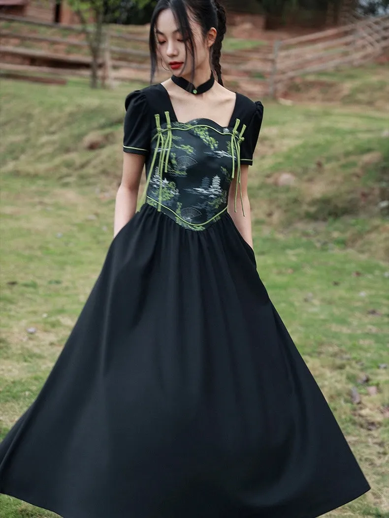 Eleanor Chinese Style Cottage Dress