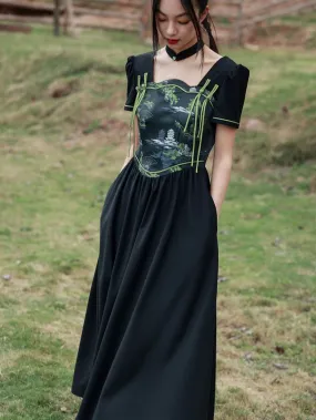 Eleanor Chinese Style Cottage Dress