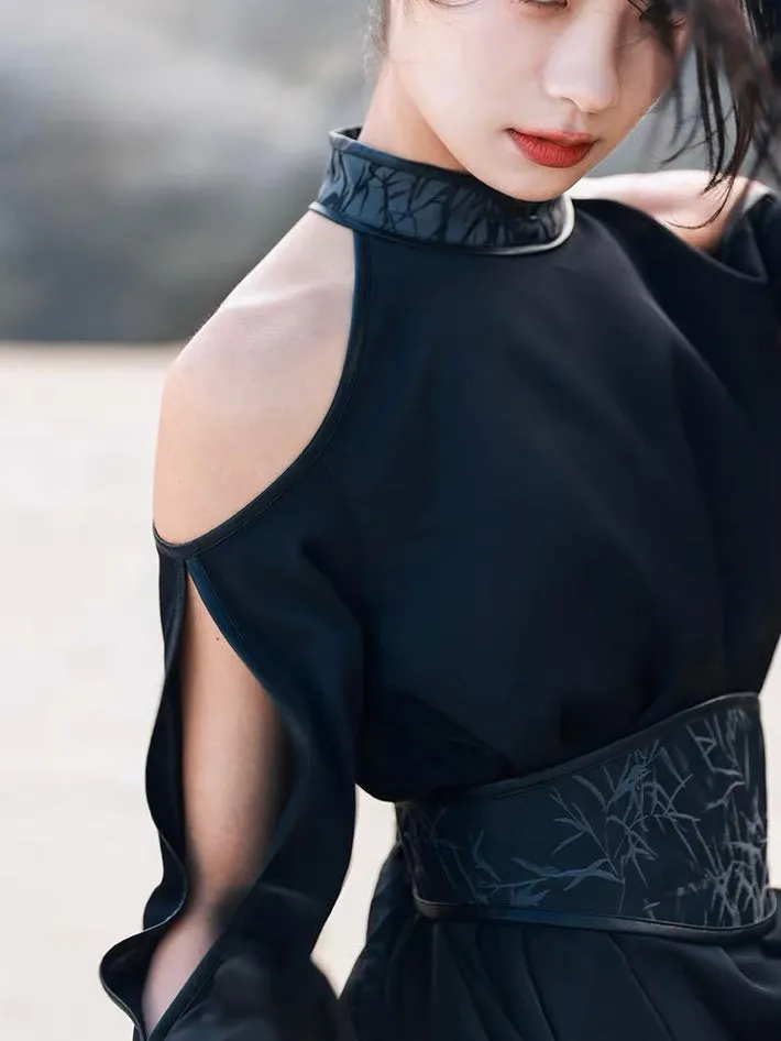 Elestren Modern Hanfu Cheongsam Style Dress