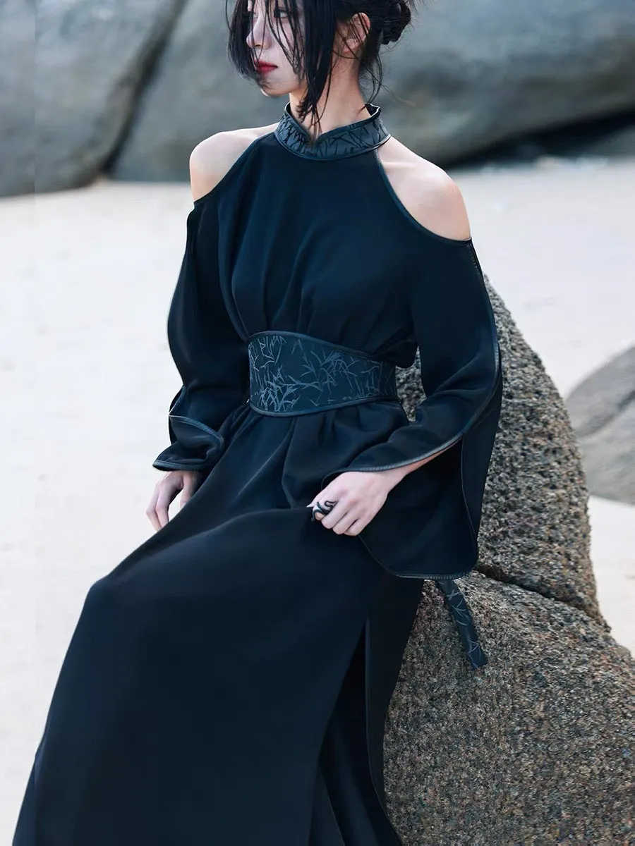 Elestren Modern Hanfu Cheongsam Style Dress