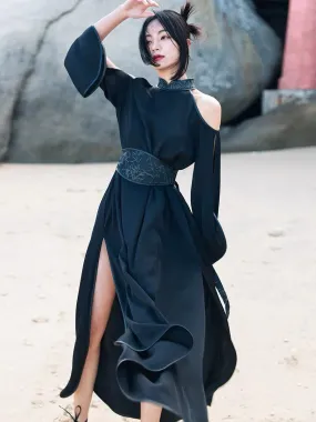 Elestren Modern Hanfu Cheongsam Style Dress