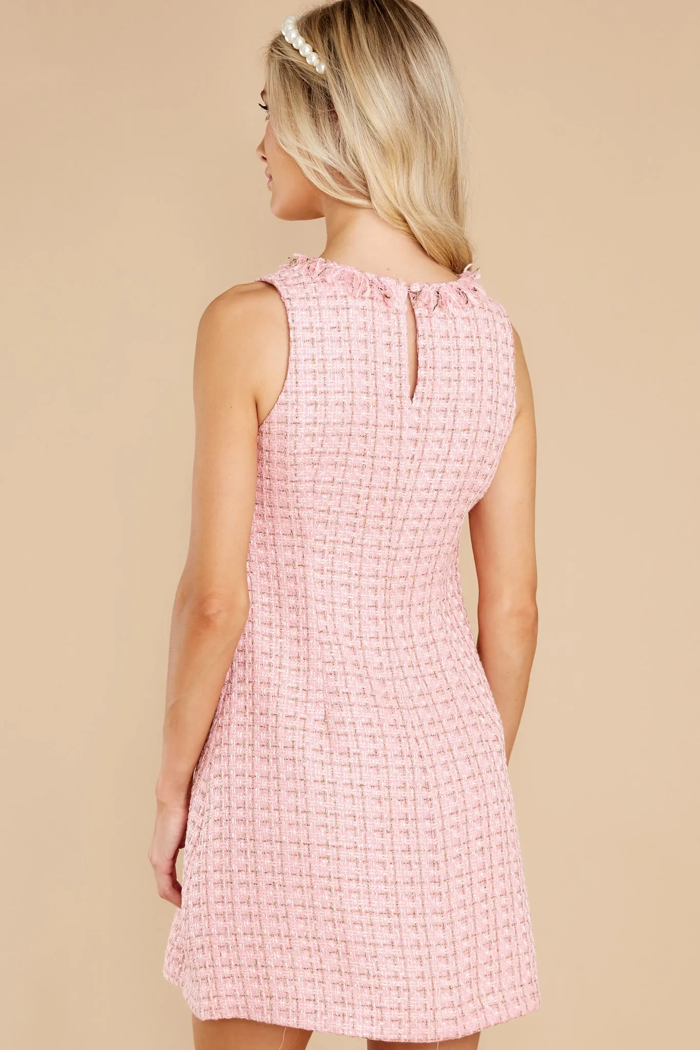 Ellis Princess Tweed Shift Dress